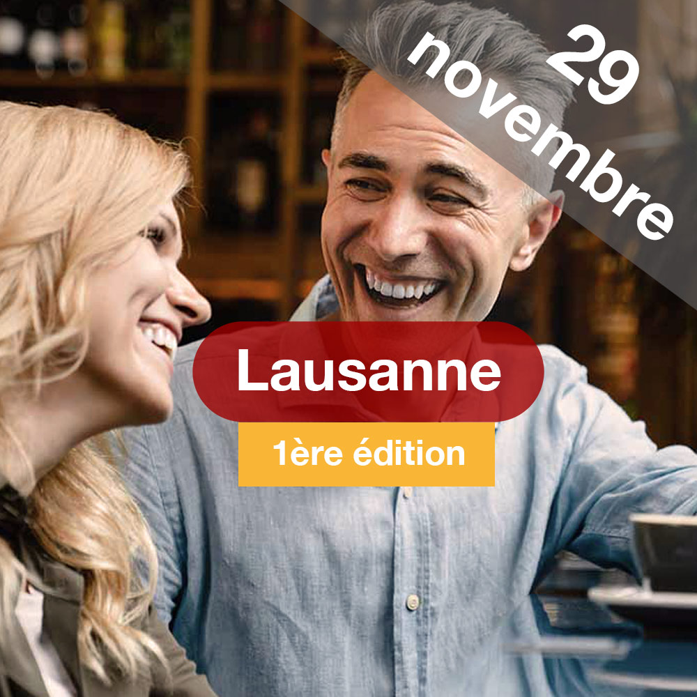 Speed Dating 39-59ans à Lausanne - 29 Novembre 2022