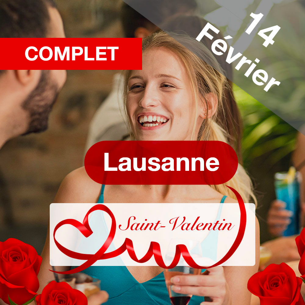 Speed Dating 25-45ans à Lausanne - 14 février 2023 Edition St-Valentin