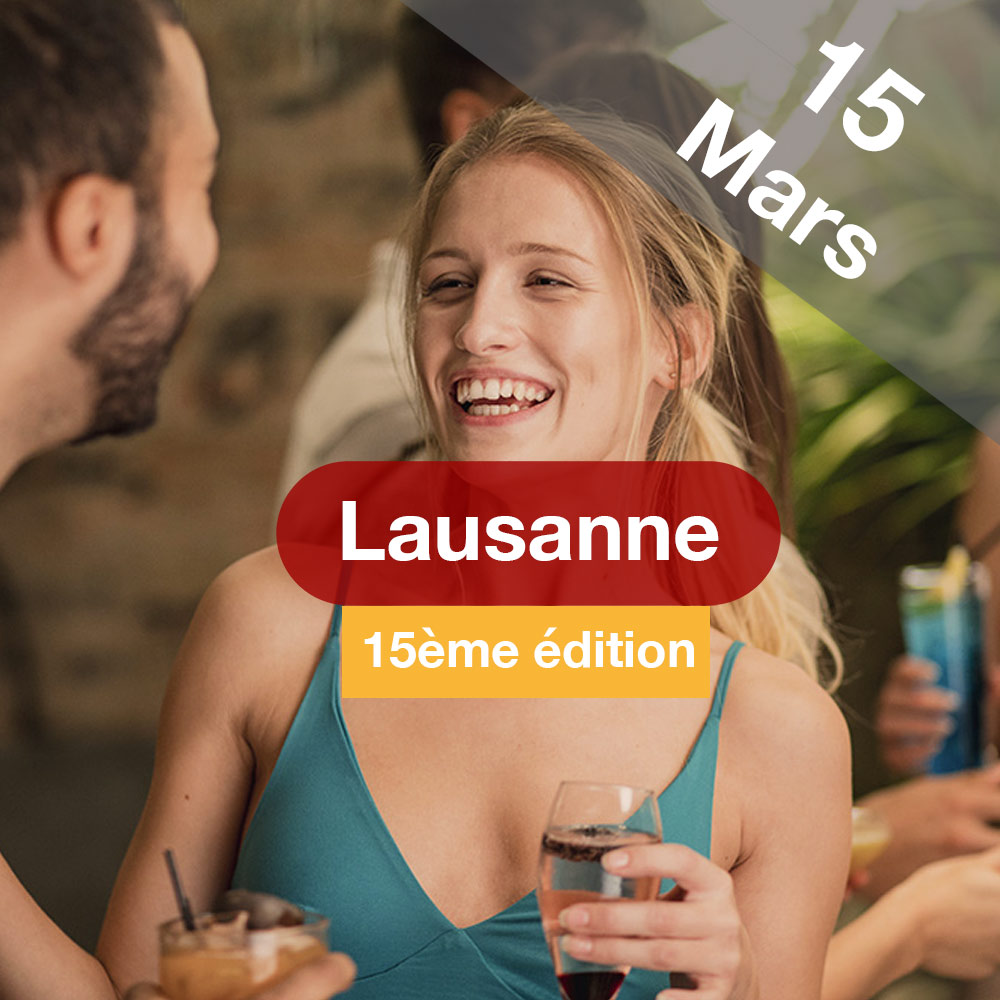 Speed Dating 25-45ans à Lausanne - 15 mars 2023