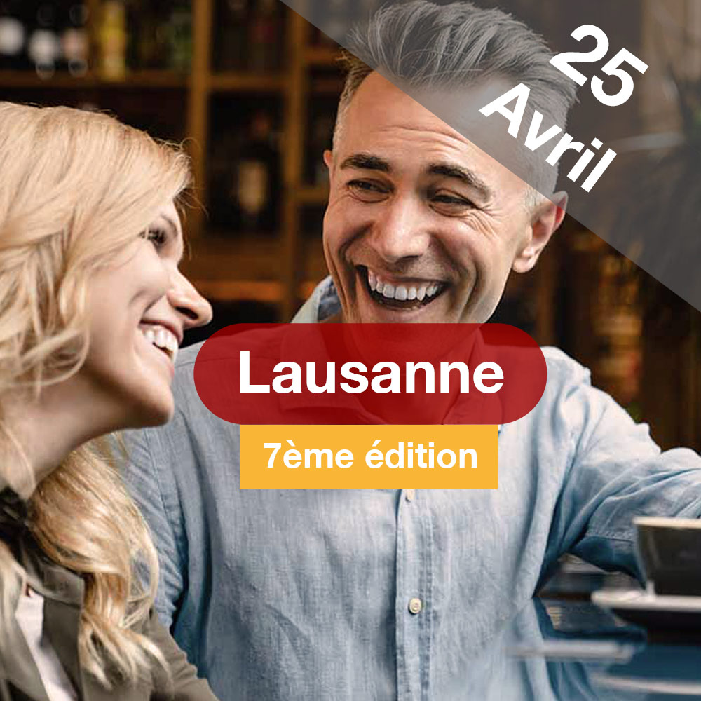 Speed Dating 39-59ans à Lausanne - 25 avril 2023