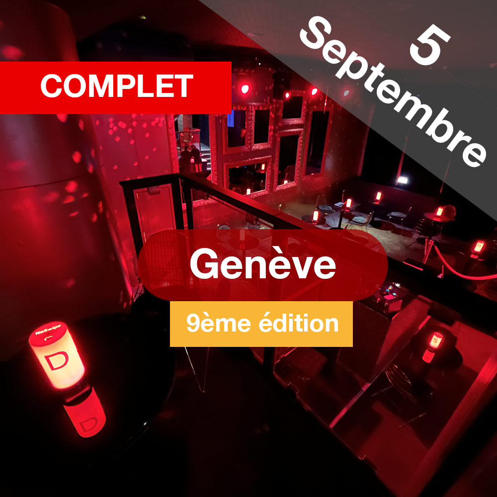 Speed Dating 29-49ans à Genève - 5 septembre 2023