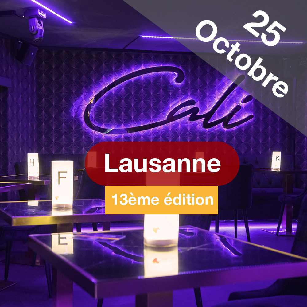 Speed Dating 39-59ans à Lausanne - 25 octobre 2023
