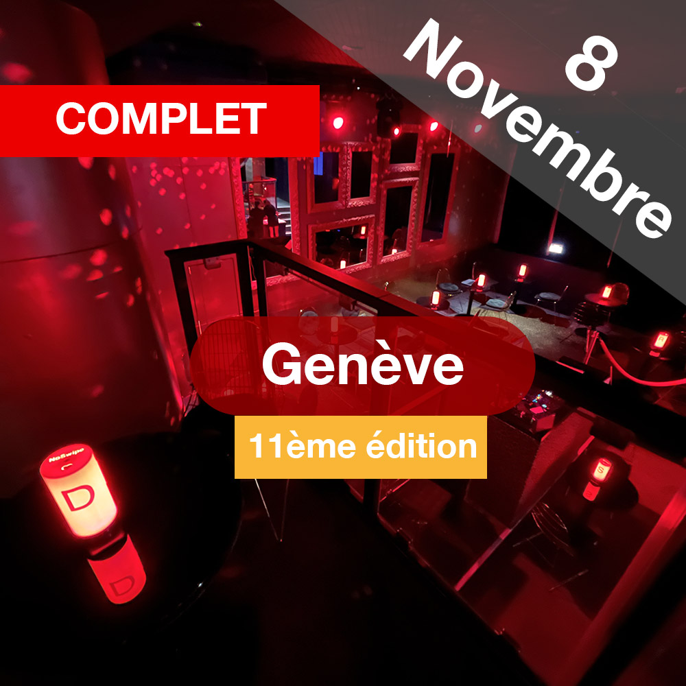Speed Dating 29-49ans à Genève - 8 novembre 2023