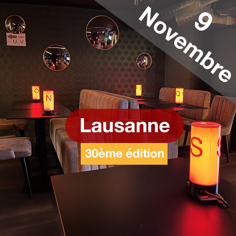 Speed Dating 25-45ans à Lausanne - 9 Novembre 2023