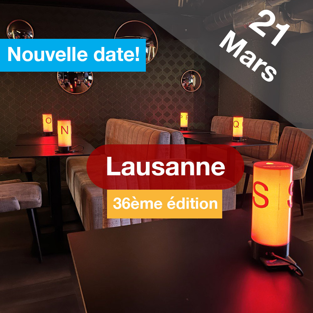 Speed Dating 25-45ans à Lausanne - 21 Mars 2024
