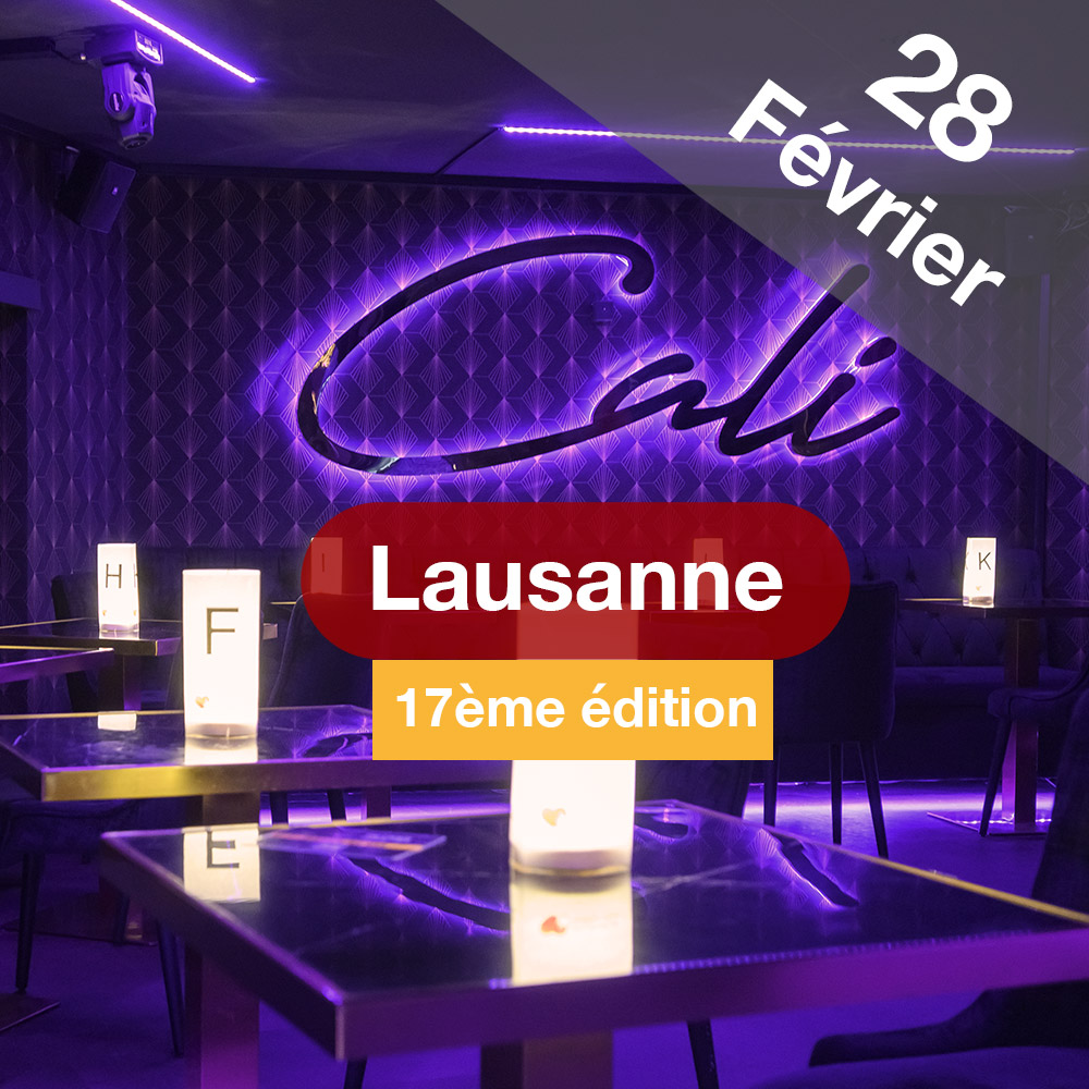 Speed Dating 39-59ans à Lausanne - 28 Février 2024