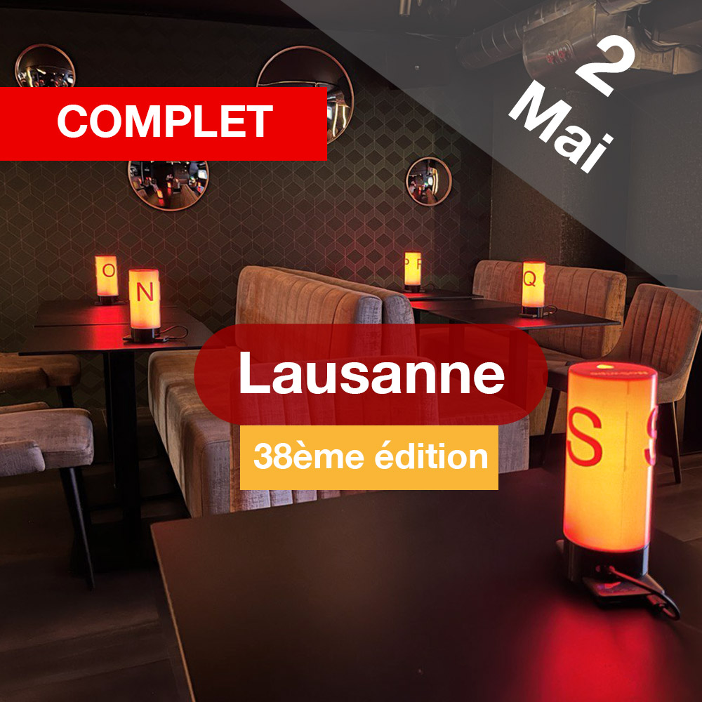 Speed Dating 25-45ans à Lausanne - 2 Mai 2024