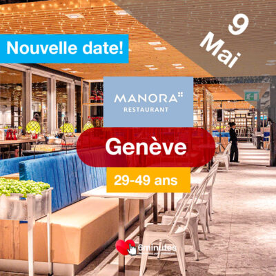 Speed Dating 29-49ans à Genève – 9 Mai 2026